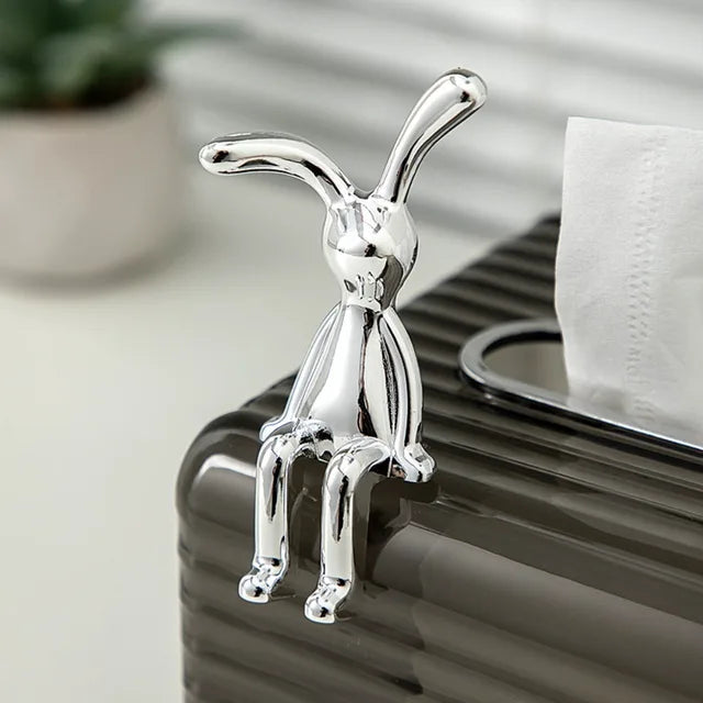 Long Eared Rabbit Console Decor