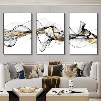 3 Pieces Nordic Luxury Wall Art