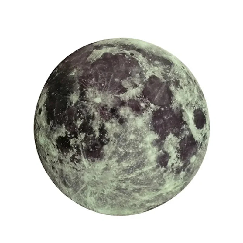 Aesthetic 3D Moon Wall Sticker
