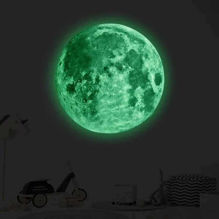 Aesthetic 3D Moon Wall Sticker