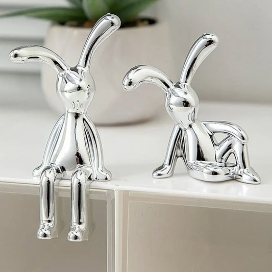 Long Eared Rabbit Console Decor