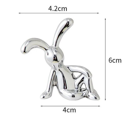 Long Eared Rabbit Console Decor