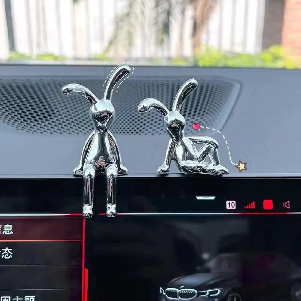 Long Eared Rabbit Console Decor