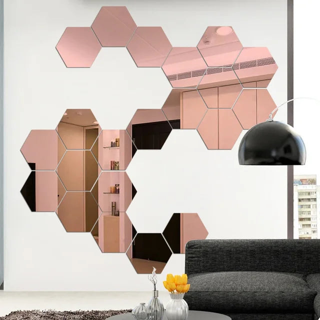 3D Mirror Wall Sticker