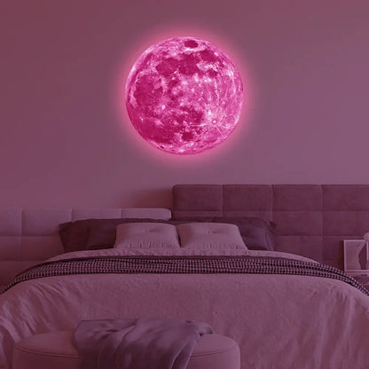 Aesthetic 3D Moon Wall Sticker