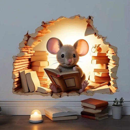 Cute Mouse Wall Sticker