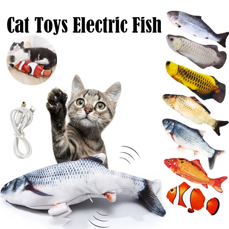 Cat Toy Electric Fish