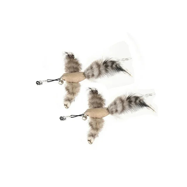 Simulation Bird Funny Cat Stick