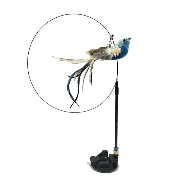 Simulation Bird Funny Cat Stick