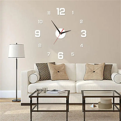 Large 3D Wall Clock