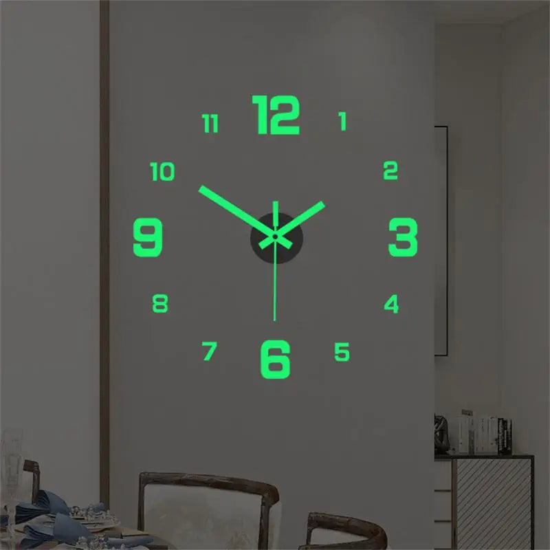Large 3D Wall Clock