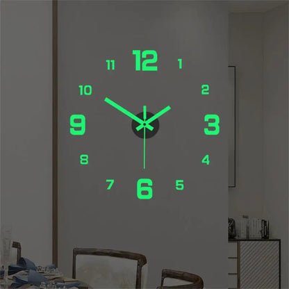 Large 3D Wall Clock