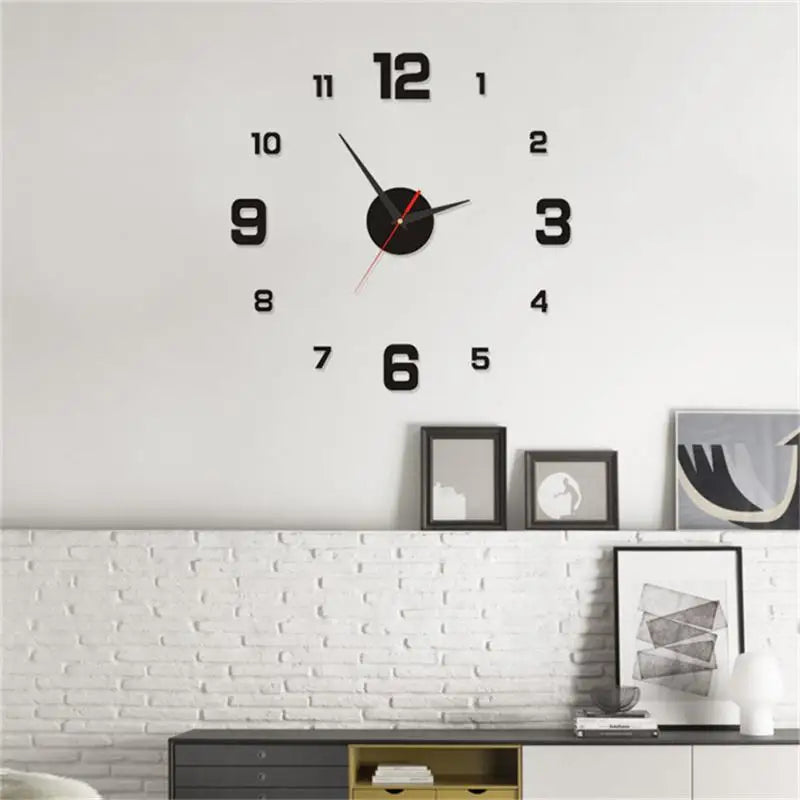 Large 3D Wall Clock