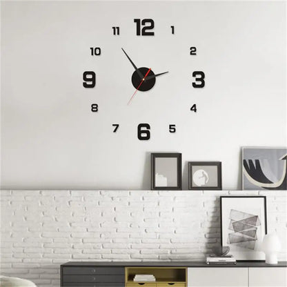Large 3D Wall Clock