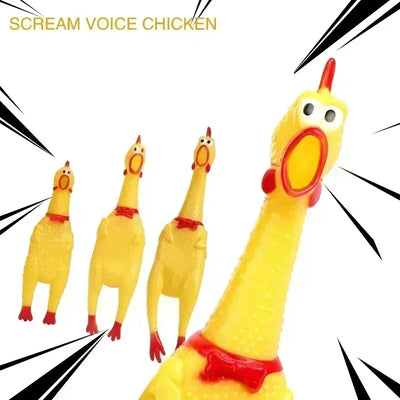 Chicken Squeeze Screaming Toy