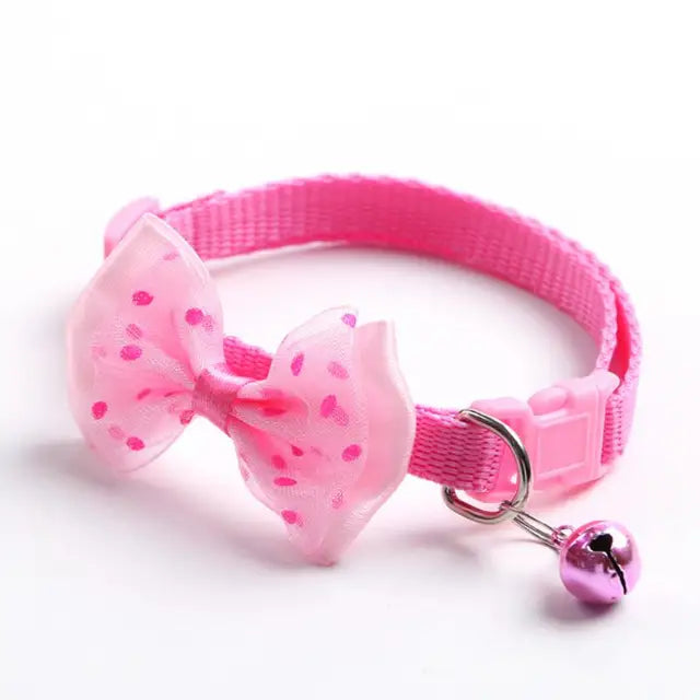 Cute Bow Kitten Collar