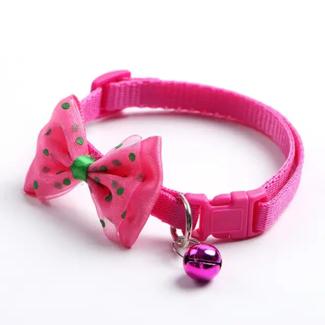 Cute Bow Kitten Collar