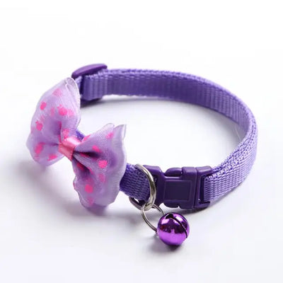 Cute Bow Kitten Collar