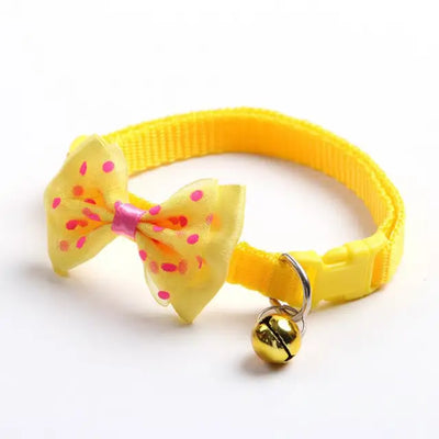 Cute Bow Kitten Collar