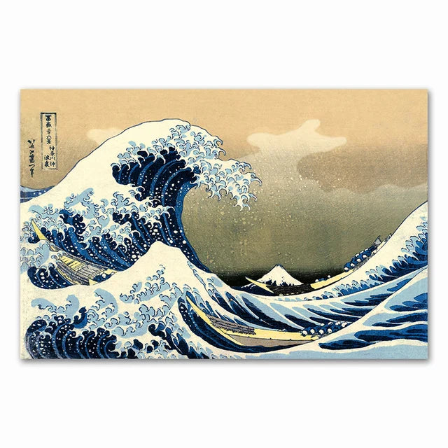 The Japanese Nature Art Wall Canvas